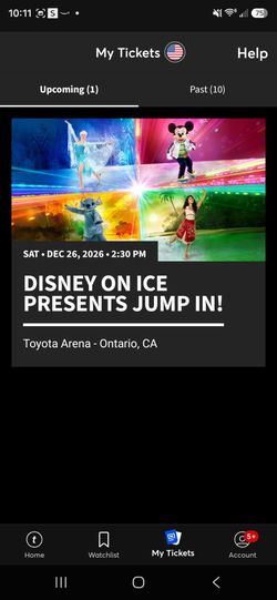 Disney On Ice Presents Jump In! Ticket