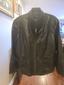 Womens Leather Jacket Size.XL