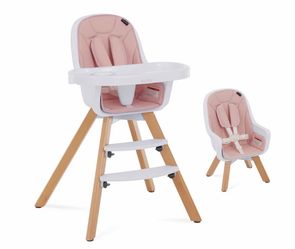 Baby high Chair Pink New in the box silla alta de alimentación para bebé nueva en su caja