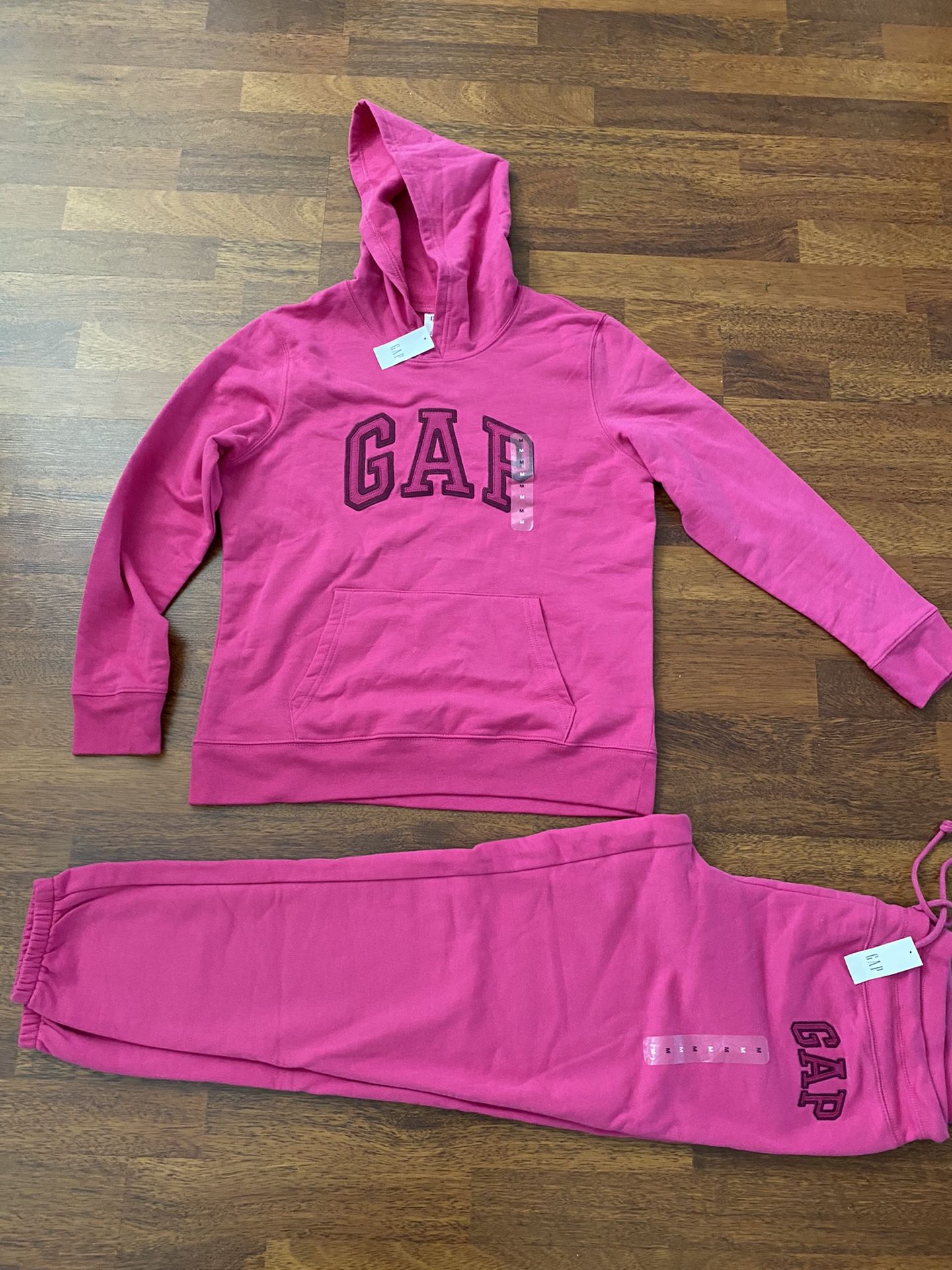 Gap Logo Hoodie /Gap Logo Joggers In Fleece Women Size M