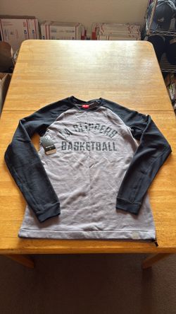 New Nike LA Clippers Crew Sweater Sweatshirt Black Gray Men’s S Small