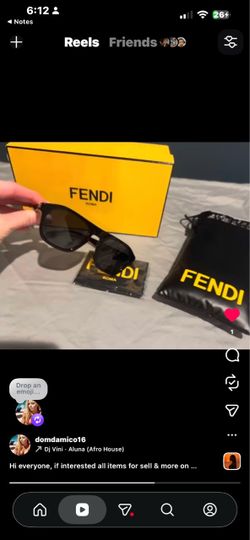 ~ • DESIGNER BRAND NEW DUST BAG & BOX INCLUDED!! (( ~ Fendi ~ Palm Angels  ~ Carrera~  )) • ~