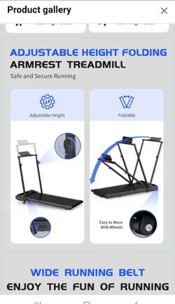 Foldable Treadmill  - New