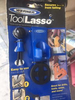 Werner toolLasso impact tool holder on belt.