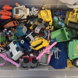 Bin Full Of Paw Patrol Toys