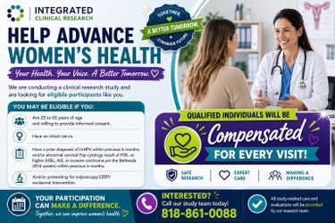 Abnormal Pap/HPV Positive Get Paid to Test New In-Home Device