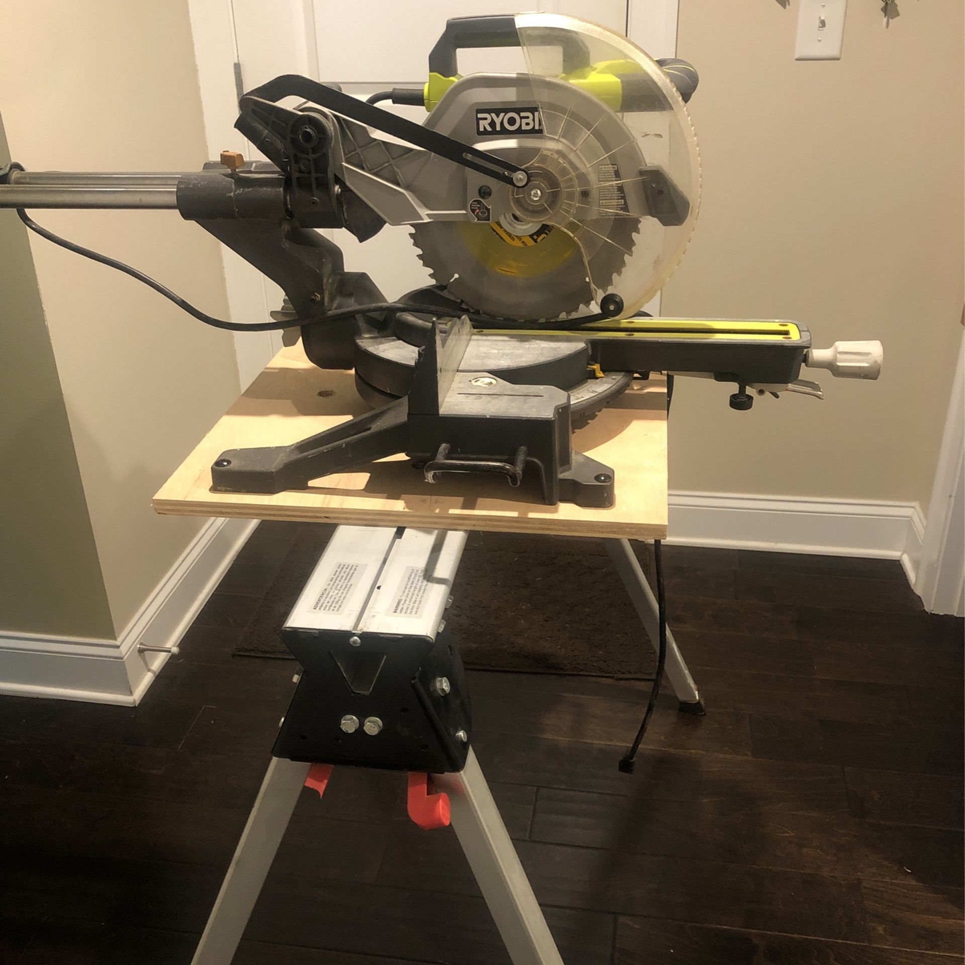 Ryobi Power Miter Saw, with Stand Included