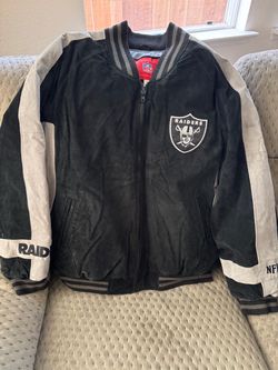 Men’s size L Raiders Suede Jacket