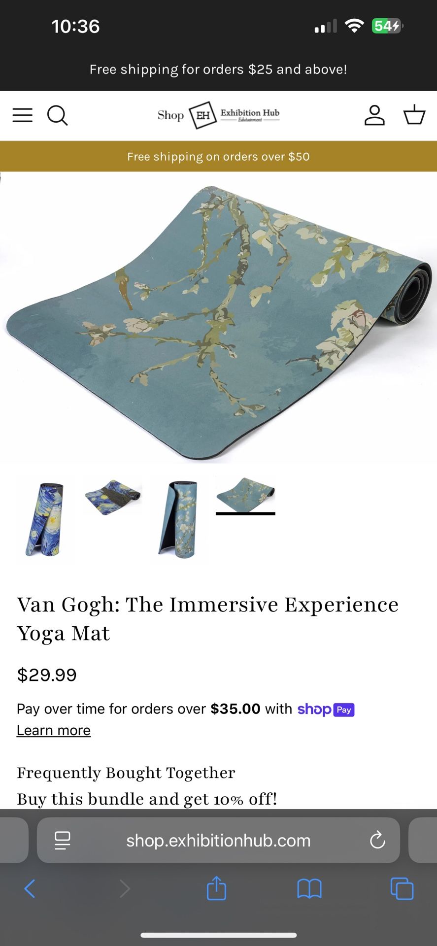 Van Gogh Yoga Mat