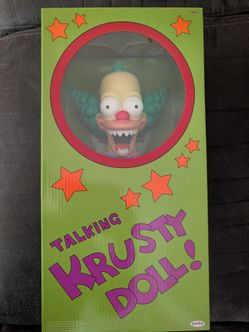 Talking Krusty the Clown Simpsons Doll