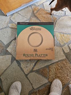 Pampered Chef Traditions 13 Inch Platter New