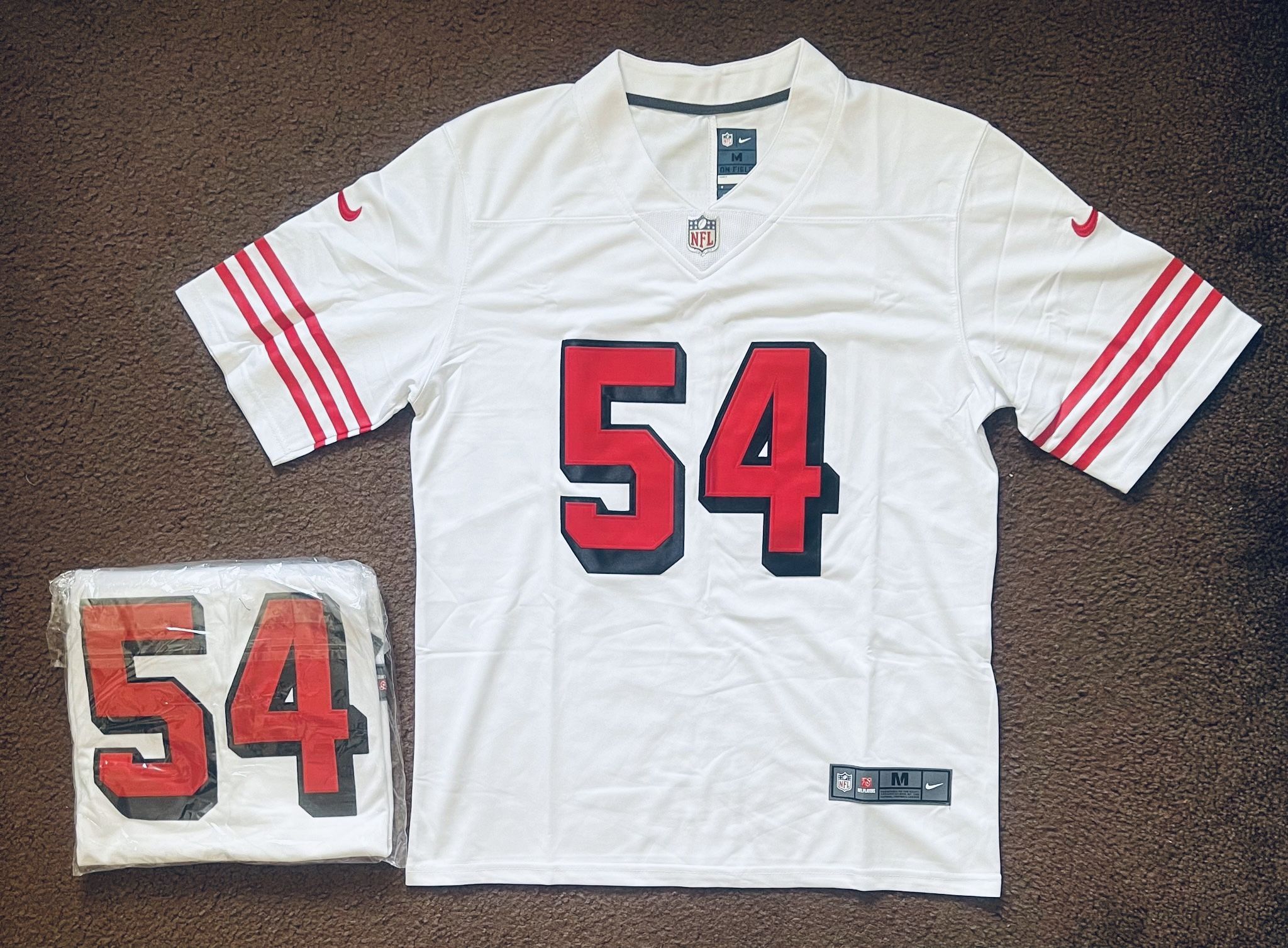 Fred Warner #54 San Francisco 49ers Jersey (Men’s S-3XL)