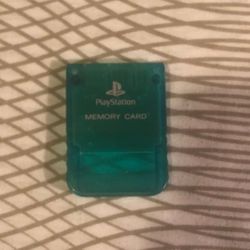 Play Station Memory Card on