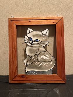 Stained Glass Suncatcher 13”H