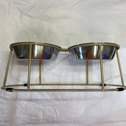 Small Pet Double Diner Bowl 