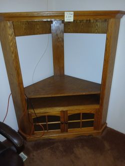 Corner Media Unit Oak