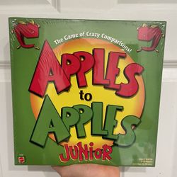 Apples to Apples Junior ! Jr. Party Game 2007 Mattel Games Crazy Comparisons. Condition is brand new/factory sealed! Ships out ASAP!