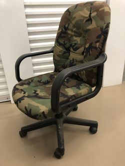 Fabric Camouflage Office Chair