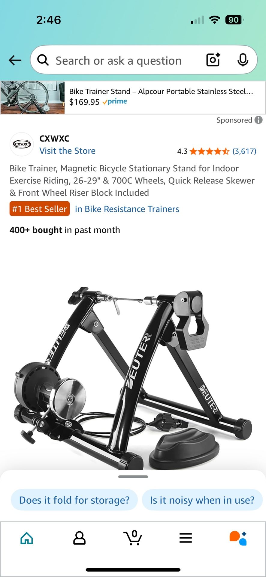 Magnetic Bicycle Stationary Stand For Indoor Exercise Riding