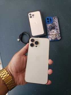 Box , charger & Great Edition Case. Yes is limited edition gold 256GB Iphone 13 pro max $400! Firm not penny less. Or Trade PS5 Pro switch 2 Legion go