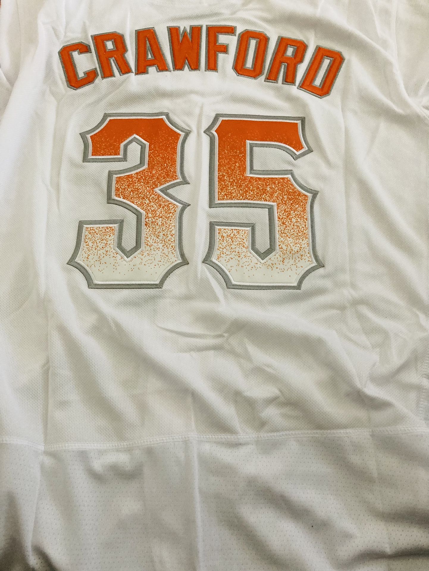 SF GIANTS CRAWFORD JERSEY 2XL