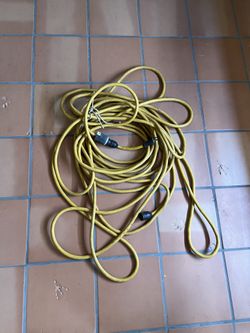 RV or Marine (?) 12 Gauge Extension Cord Cable And Adapter