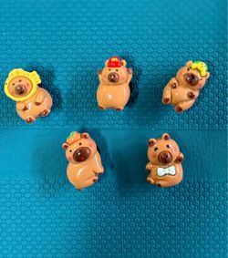 ✨ Capybara Shoes Charms – 5 Different Designs! 🦫
