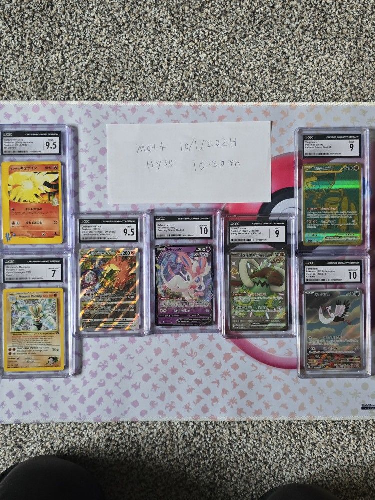 Pokemon Cards!! Graded Pokemon Cards!