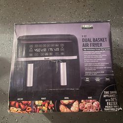 Bella Pro Series 8-qt. Digital Air Fryer with Dual Baskets.