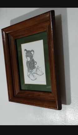 VINTAGE SIGNED - NUMBERED LITHOGRAPH ARTWORK 13"×11"