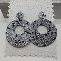 Faux leather earrings for deals sale