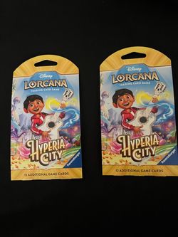 Disney Lorcana Hyperia City Booster Packs