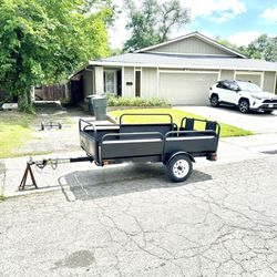 4x8’+ Utility Trailer with Ramp (PERMANENT PLATE)