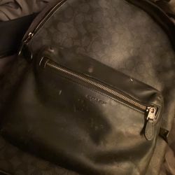 Coach backpack used