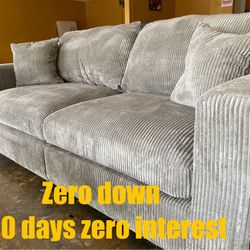 Corduroy Sofa Set