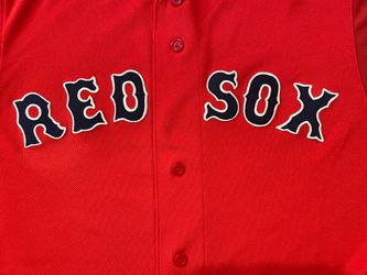 Vintage 90’s Boston Red Sox Majestic Red Button-Up Jersey Sz 2XL