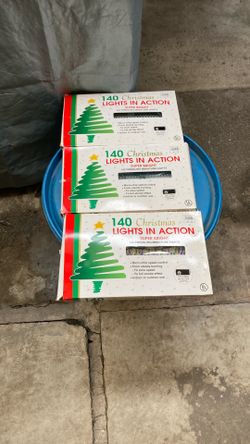 Christmas Lights /one colored too clear $5 Each Or 3 For $12