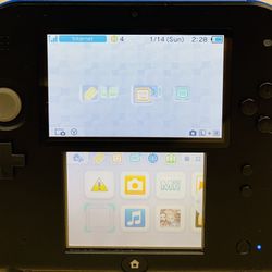 ($99.99 EACH) Nintendo 2DS Console Launch Edition Electric Red Blue/Black Handheld System Tested