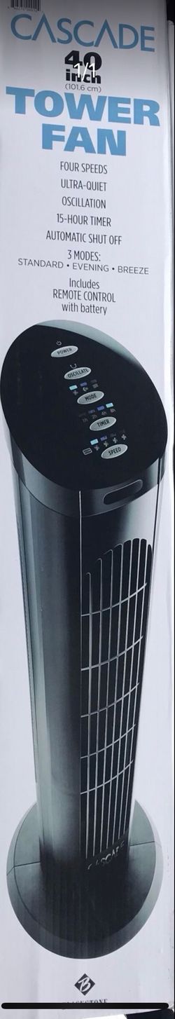 Cascade tower fan 40inch