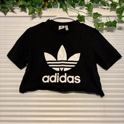 adidas crop tee M