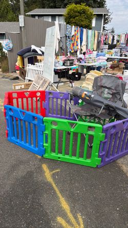Daycare fence/outdoor chairs