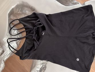 Lululemon Tank Top Black Size 2 - Tag Removed Still Good Condition