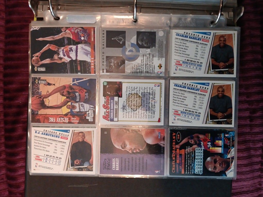 90s Charles Barkley Basketball Cards
