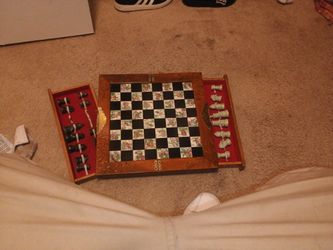 Vintage Oriental Chess Set 
