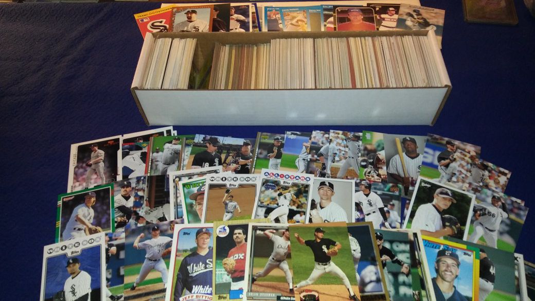 Over 500 Chicago White Sox baseball cards