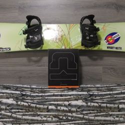 Burton Feather 50 Snowboard 148cm w/ Freestyle v11.0 Bindings