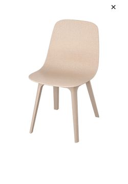IKEA ODGER chair, white/beige