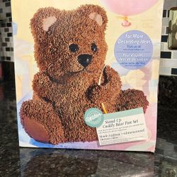 Cake Pan Set Standup Bear