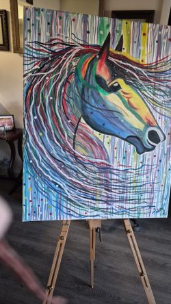 Oil paint on Canva