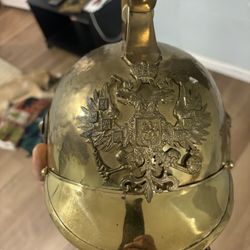 Late 19th Century Imperial Firefighter Helmet